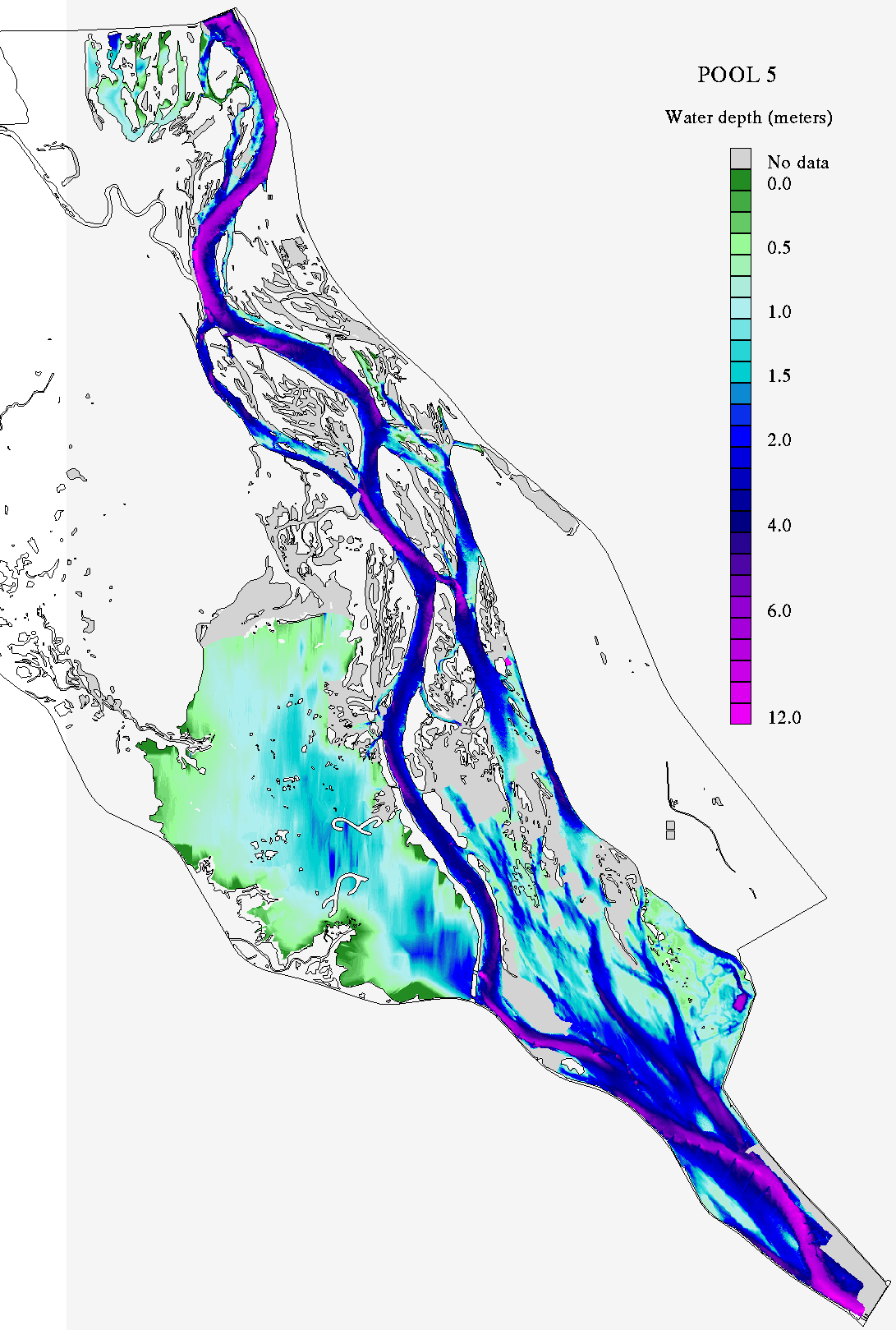 Pool 4 bathymetry image