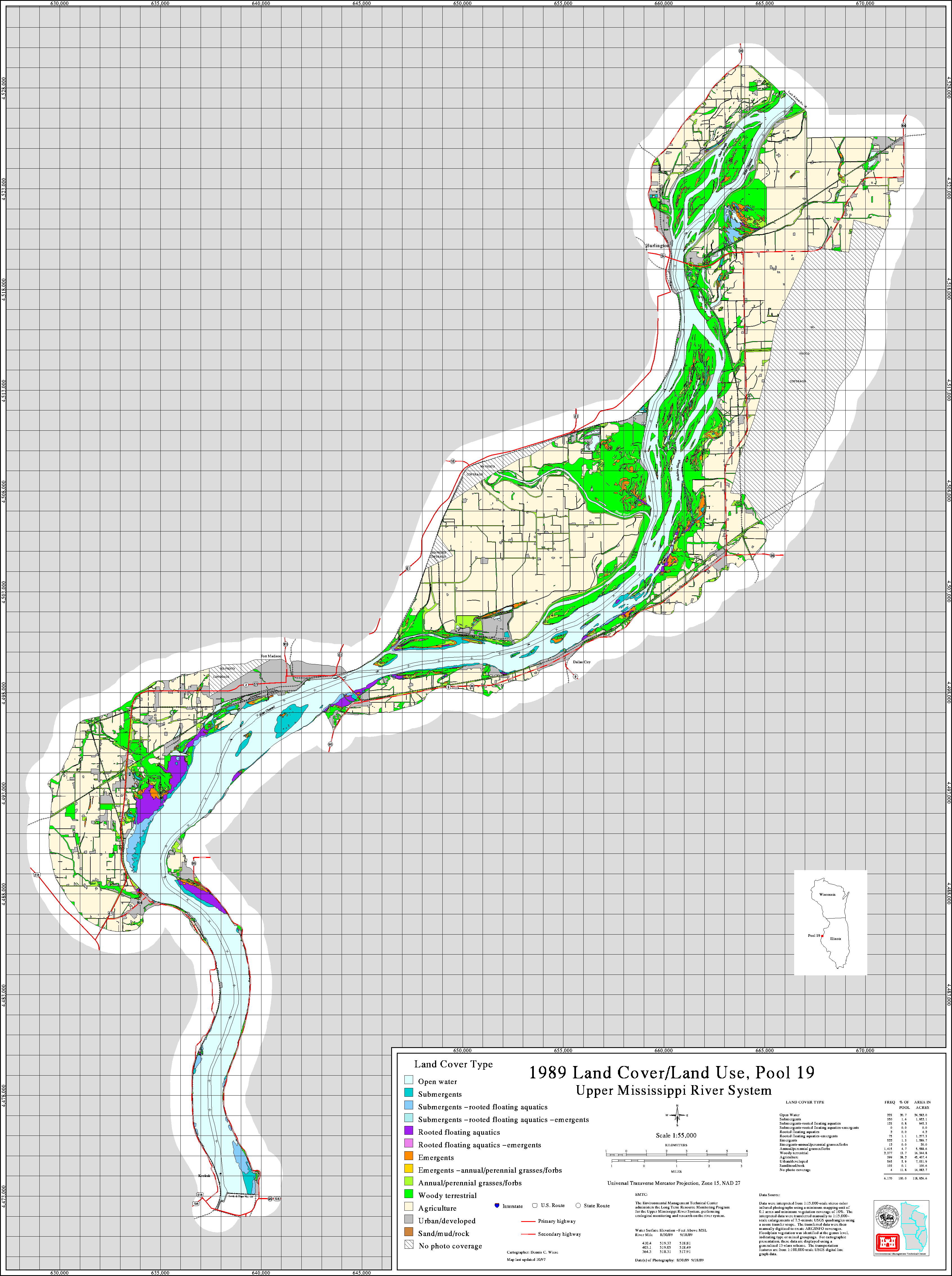 GIS Data Pool 19 Upper Mississippi River