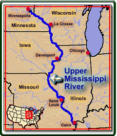 Upper Mississippi River (map)