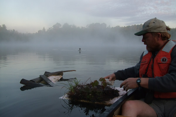 USGS Scientist Kevin Kenow (photo: Carmen Connor, 2007)