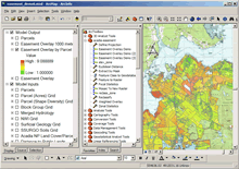ArcMap 9.0 user interface