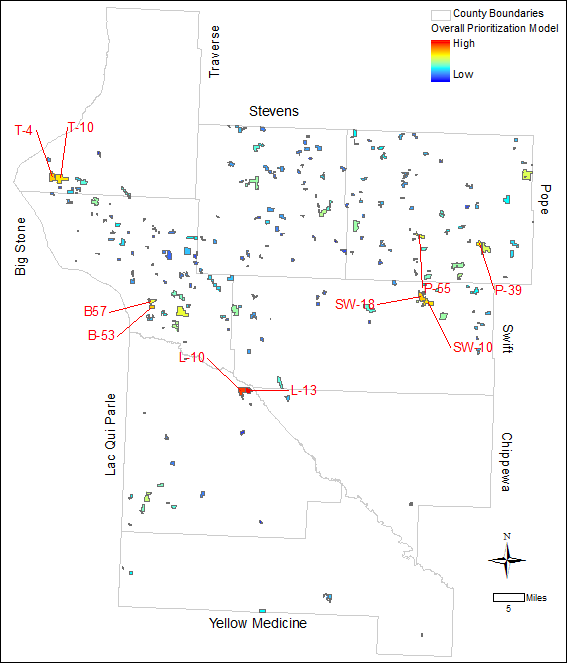 Morris WMD Overall WPA Prioritization Model Map