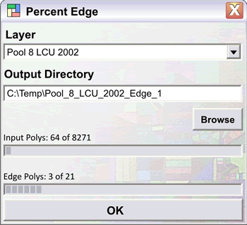 Percent Edge dialog box