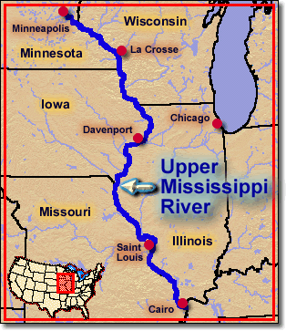 Map Mississippi River