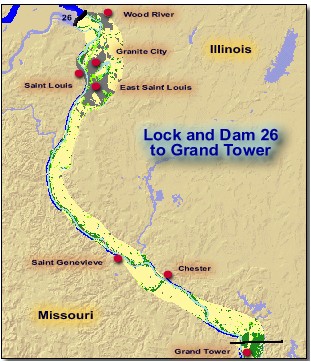 Open River - Lock and Dam 26 to Grand Tower 