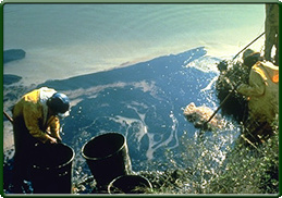 Oil spill cleanup