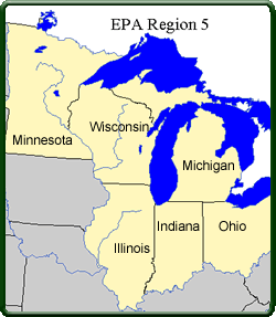 U.S.EPA Region 5 - Minnesota, Wisconsin, Illinois, Indiana, Ohio