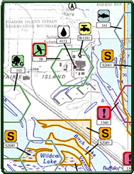 Example atlas map