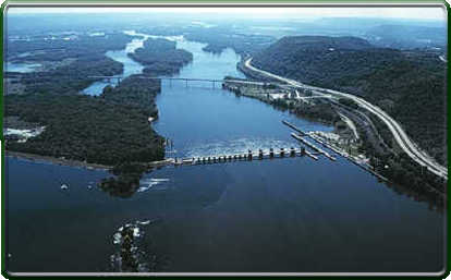 Lock and Dam - Upper Mississippi River
