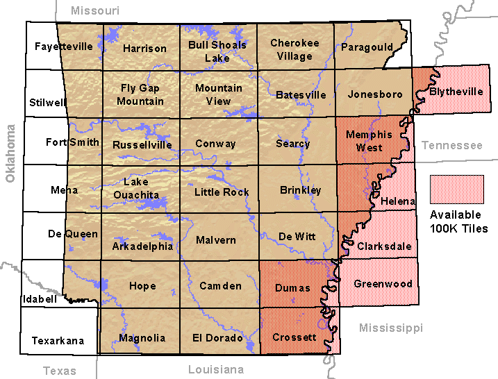 Missouri 100K tile