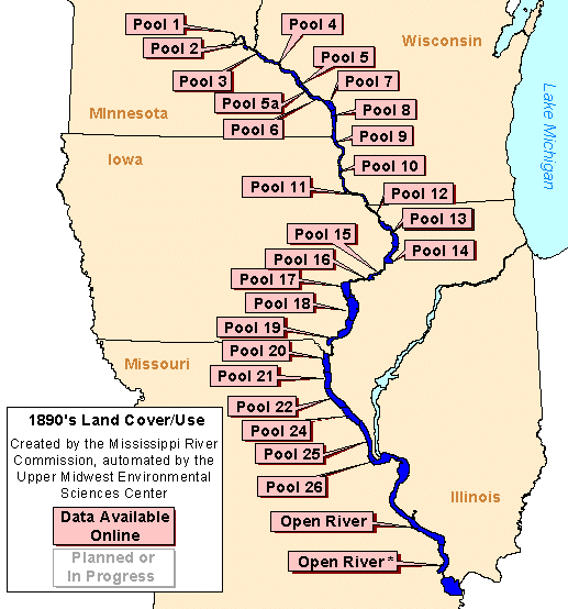 Available Mississippi River Commission Data