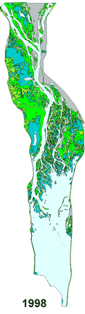 Pool 8 1998 land cover use map