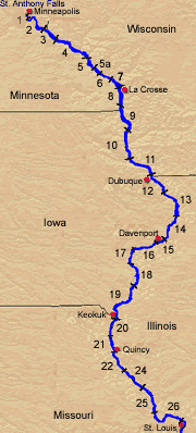 Upper Mississippi River  (map)