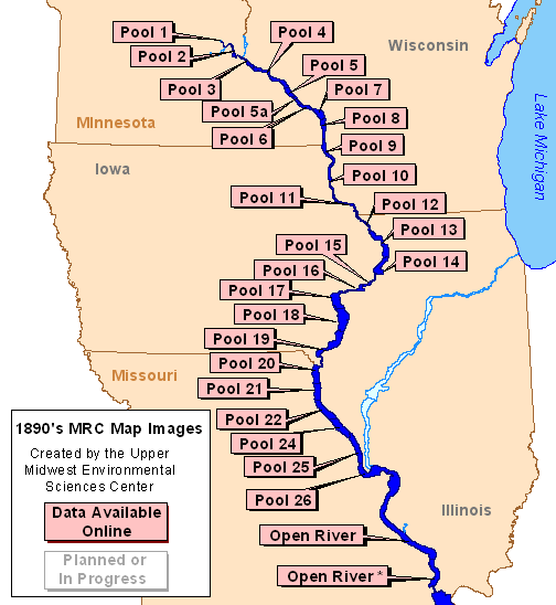 Available Mississippi River Commission Data