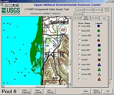 Spatial Query Tool Version 3.1 (screen shot)