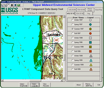 Spatial Query Tool Beta 2.0 (screen shot)