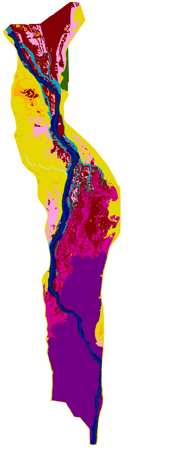 UMRS Pool 8 Geomorphic Areas