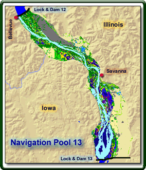 Pool 13 - Reach 1 - Upper Mississippi River