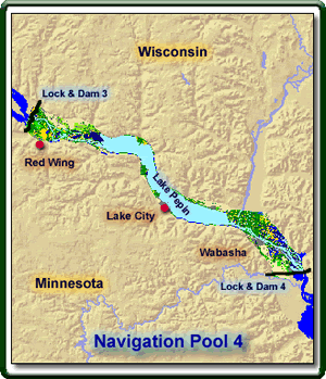 Pool 4 - Reach 1 - Upper Mississippi River