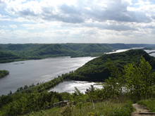 Brady's Bluff, Upper Mississippi River