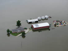 Upper Mississippi River flood