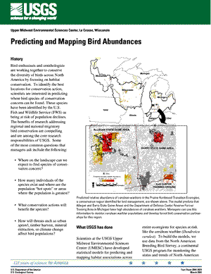 Predicting and Mapping Bird Abundances
