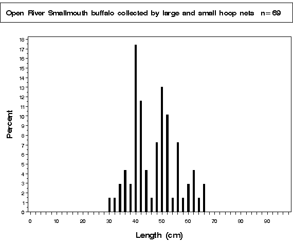 La Grange Pool Smallmouth buffalo collected by hoop netting
