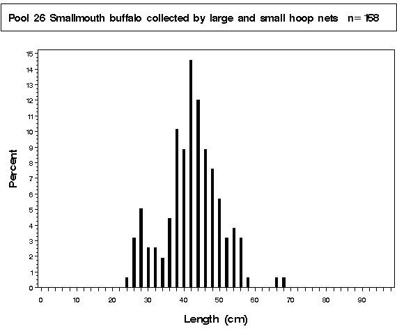 La Grange Pool Smallmouth buffalo collected by hoop netting