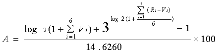 mathematical formula: abundance index