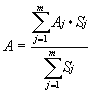 mathematical formula: abundance index for a pool