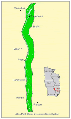 Alton Pool on the Illinois River