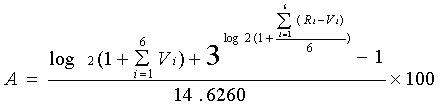 Abundance index formula for a pool