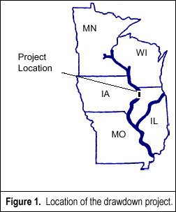 Figure 1. Location of the drawdown project.