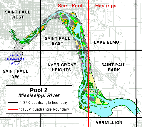 Lower Mississippi River Mile Marker Chart