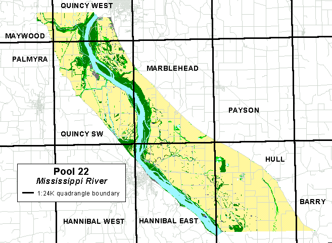 GIS Data - Pool 22 - Upper Mississippi River