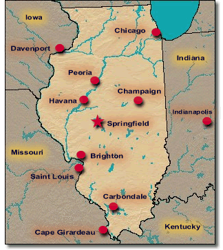 Illinois map