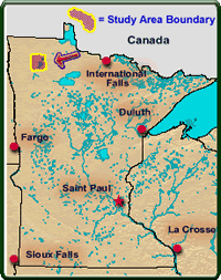 Study area: Agassiz National Wildlife Refuge, Minnesota